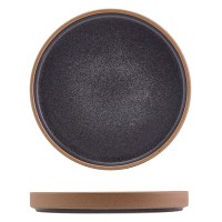 Kava Black Stoneware Presentation Plate